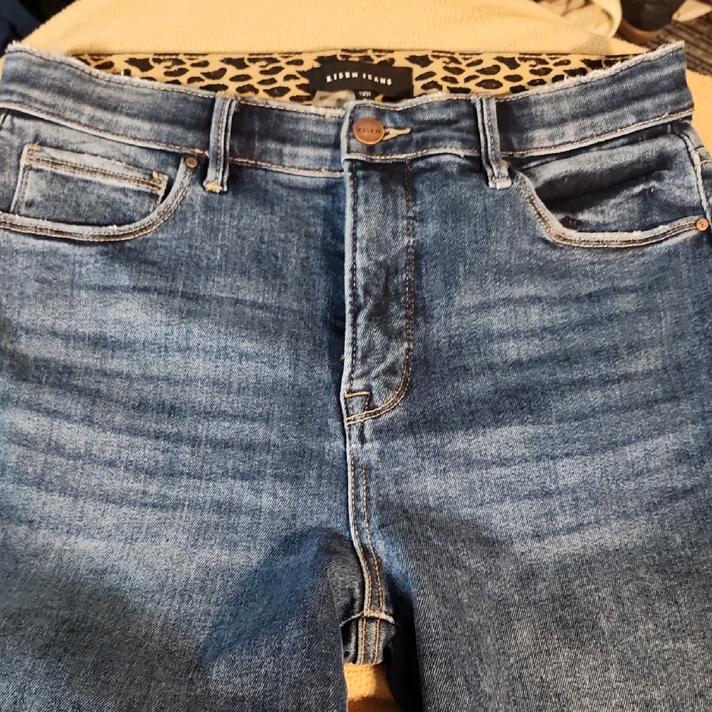 Risen Jeans Wide Leg Jeans - Blue